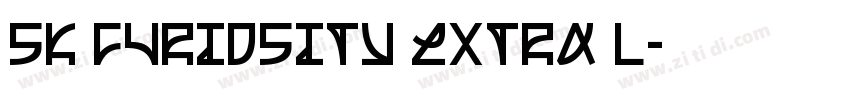 SK Curiosity Extra L字体转换